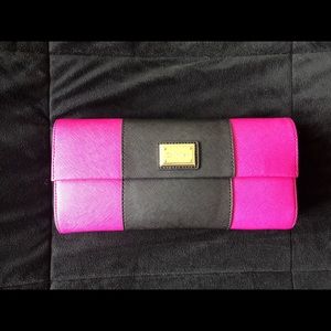 Calvin Klein saffiano leather clutch